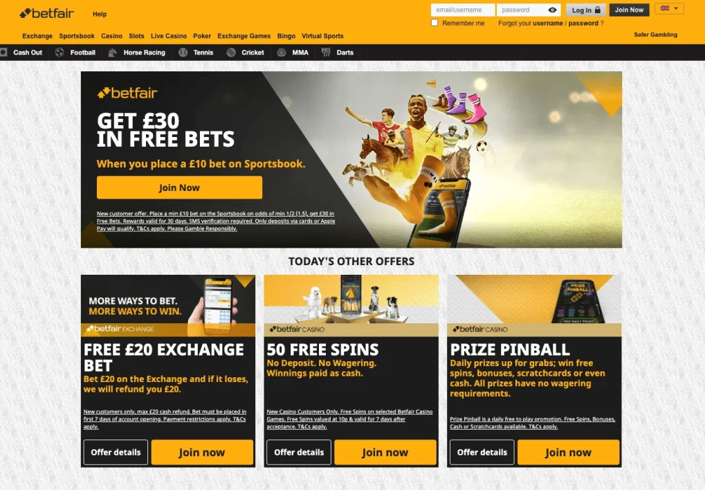 Betfair Casino Login