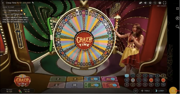 Crazy Time Betfair